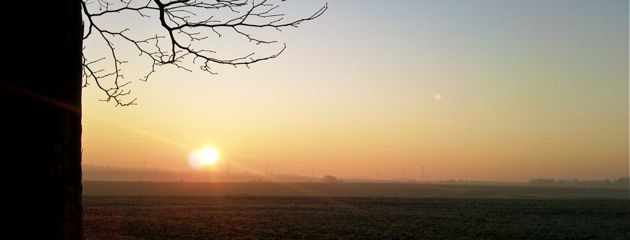 Lever de soleil sfumato