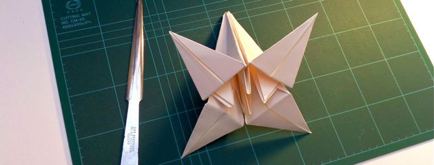 Origami fleur