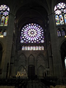 Rose du transept Nord