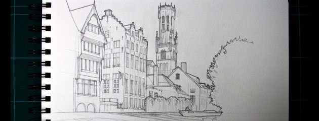 Dessin de Bruges