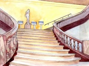 Réglages des ambiances de l'escalier
